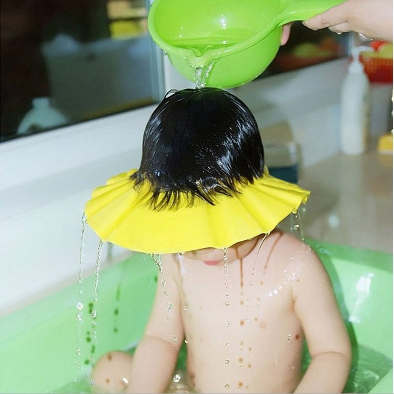 Visière chapeau pour douche bébé I ShampooCap™ - Happy Babysh