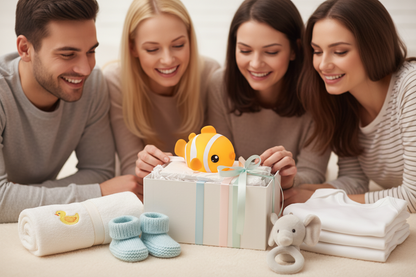 Cadeau de naissance des amis de la famille