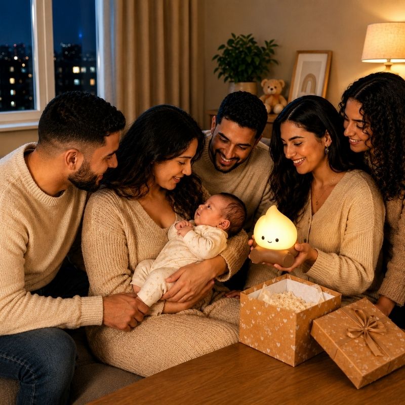 veilleuse bébé cadeau de naissance des amis