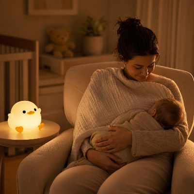 veilleuse bebe maman allaite son bebe