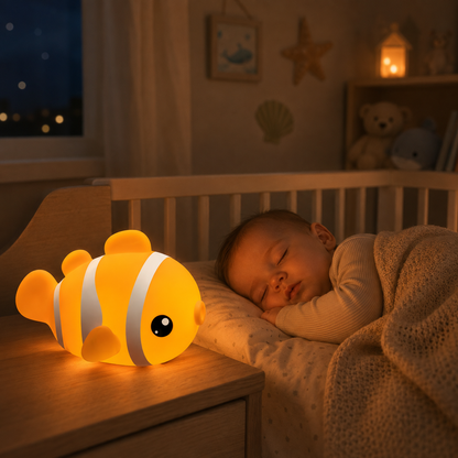 veilleuse bébé poisson clown sommeil nuit