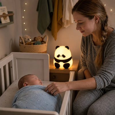 Veilleuse bébé rassurante pendant le sommeil de bébé
