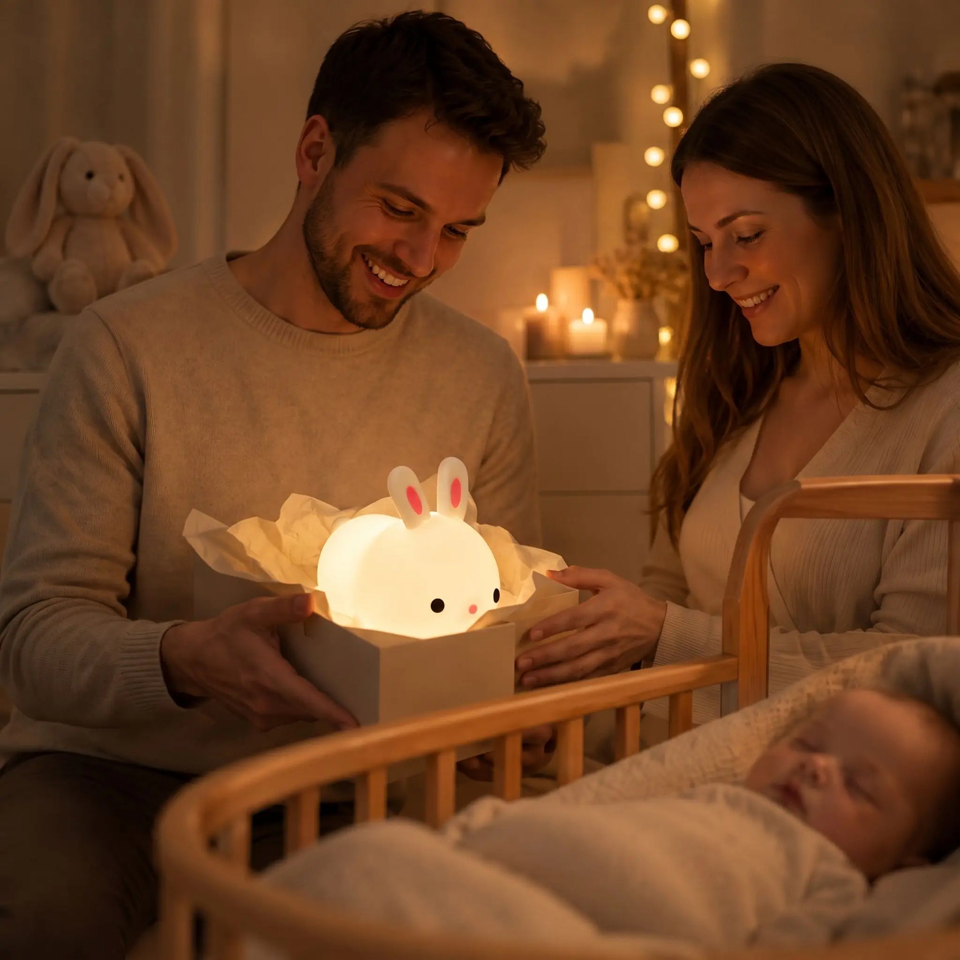 veilleuse lapin cadeau de naissance lapin