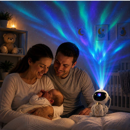 veilleuse projection astronaute parents