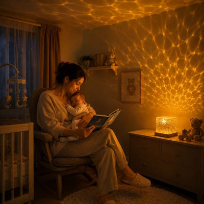 veilleuse projection vague océan rituel du coucher